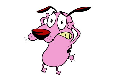 Courage The Cowardly Dog Vector