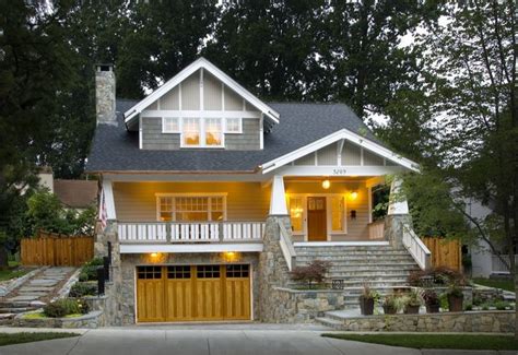 Craftsman style house plans are defined by details such as square tapered columns, stacked stone accents and exposed rafter tails. Craftsman Style House Plans - Anatomy and Exterior ...