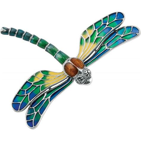 Art Deco Dragonfly Dragonfly Art Jewelry Art Brooch