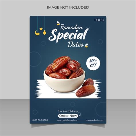 Premium Vector Ramadan Special Food Flyer Template Design