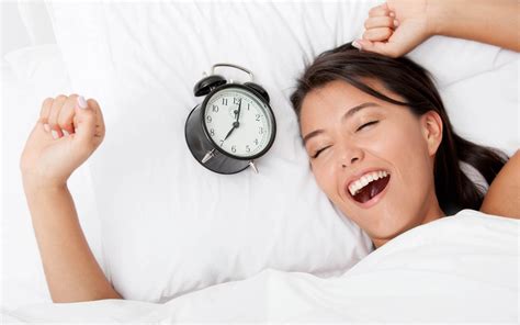 Wallpaper Morning Girl Lifting Bed Alarm Clock Mood 1680x1050