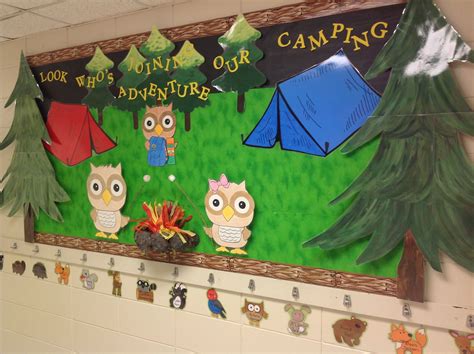Classroom Camping Bulletin Board Ideas