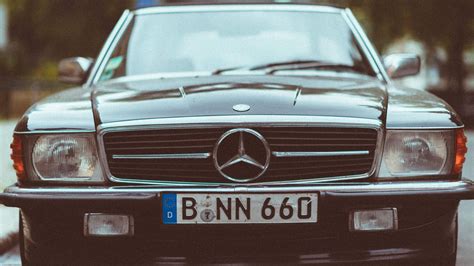Desktop Wallpaper Mercedes Benz Old Classic Car Front View Hd Image Picture Background A8e21b