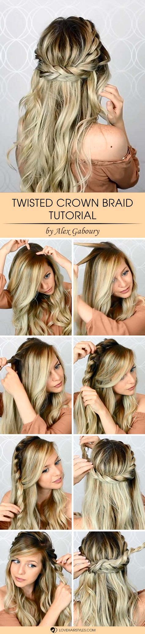 you can master this twisted crown braid tutorial in less than 10 minutes fashion daily