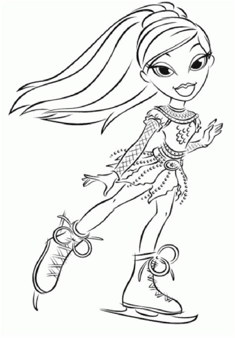 Free printable colouring pictures for girls for kids that you can print out and color. Bratz coloring pages to download and print for free