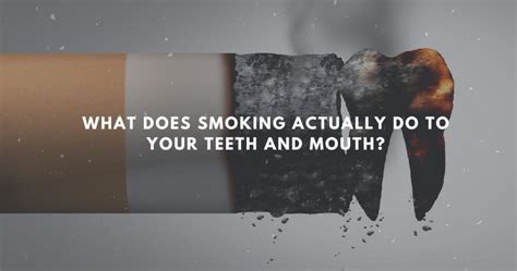 What Does Smoking Do To Your Teeth And Mouth Medford Dental Office