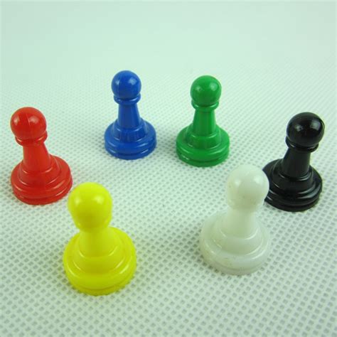Free Shipping 25mm 16pcs 2sets Pawn Chess Plastic Game Pieces For