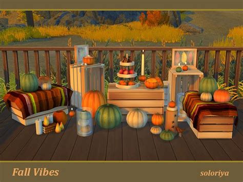 Nice Autumn Items By Soloriya A Featured Artist In Tsr 🍂 Sims Sims