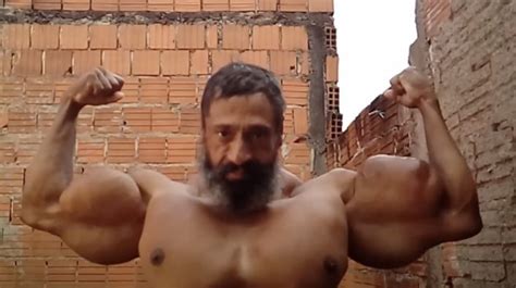 Brazilian Hulk Known For Injecting Oil Into His Muscles Dies On His 55th Birthday Vladtv