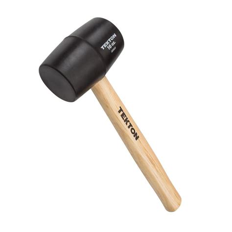Tekton 16 Oz Wood Handle Rubber Mallet 30503 The Home Depot