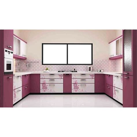 Wooden Modern U Shape Modular Kitchen At Rs 1400square Feet In