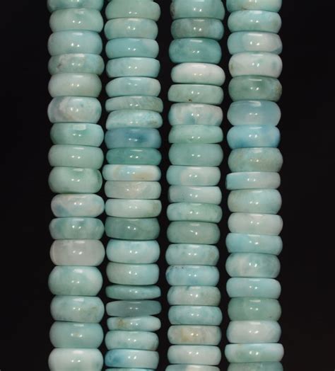 Genuine Dominican Larimar Gemstone Grade Aaa Blue 11x4 11x3mm Etsy