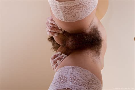 Young Hairy Cutie Gretta Plays With Her Stockings
