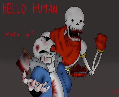 Speedpaint Sans And Papyrus Horrortale By Yuejo On Deviantart