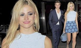 Pixie Lott Shows Off Her Enviably Long Legs In Sixties Style Miniskirt