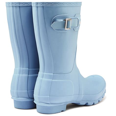 Womens Hunter Original Short Galoshes Wellingtons Waterproof Rain Boots