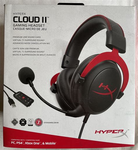 Hyperx Cloud Ii Gaming Headset For Pc Ps4 Ps5 Xbox And Nintendo