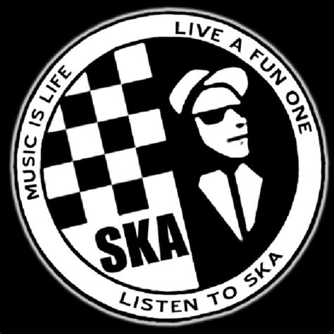 Listen To Ska 5x5 Printed Sticker