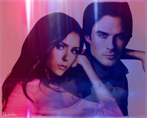 Elena And Damon The Vampire Diaries Wallpaper 17421713 Fanpop