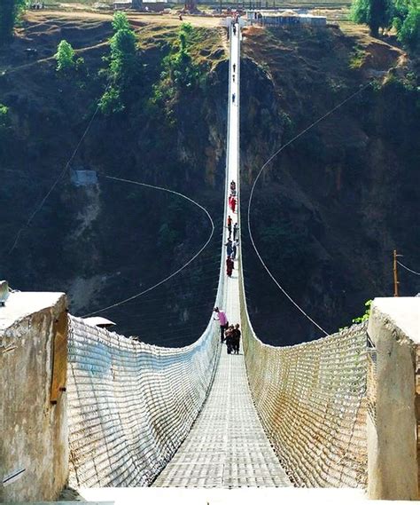 The Nicest Pictures Kusma Gyadi Bridge Nepal