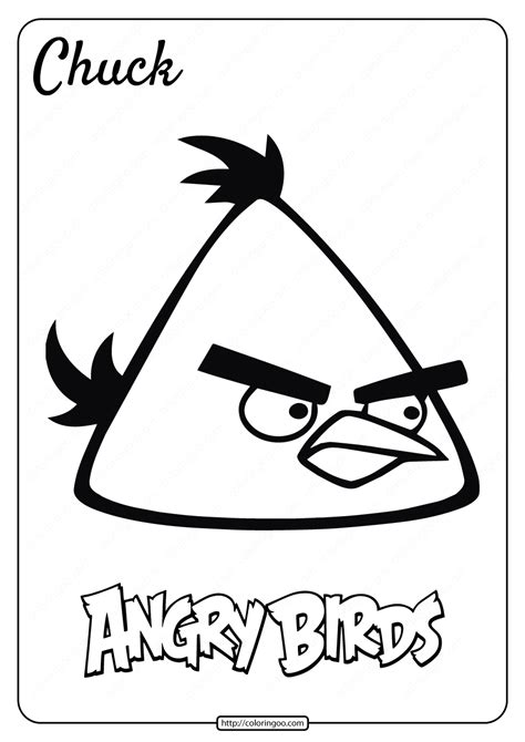 Chuck Is The Deuteragonist Of The Angry Birds Series Of Games Created By Rovio Entertainment He