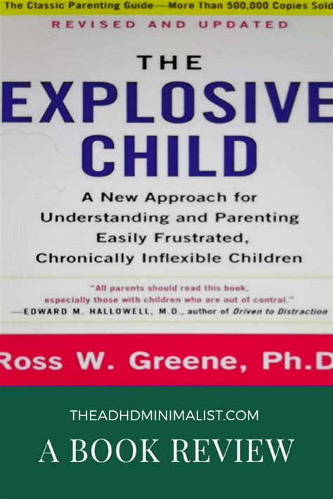 The Explosive Child The Adhd Minimalist