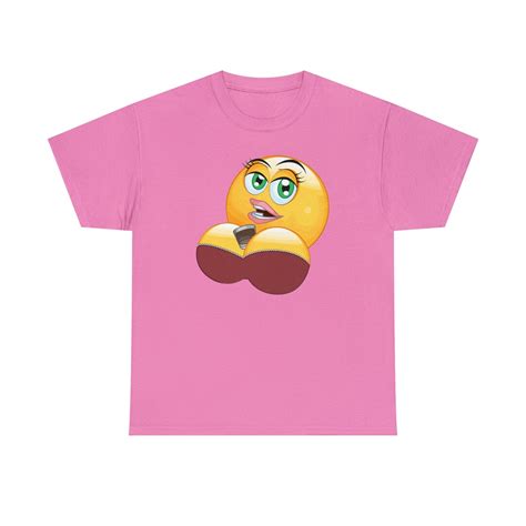 Big Boobies Emoji Unisex Heavy Cotton Tee Etsy