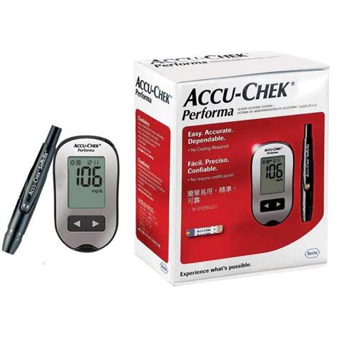 Accu Chek Performa Blood Glucose Meter Sugar Monitoring