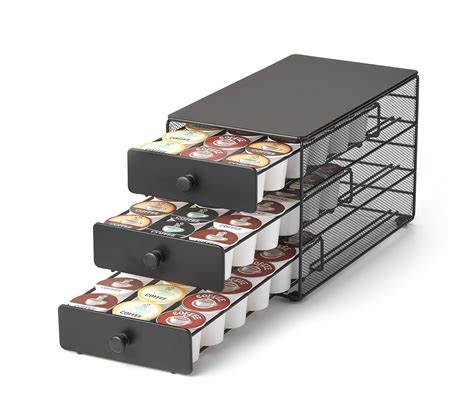 Nifty 3 Tier Large Capacity Coffee Pod Storage Drawer For K Cup Pods