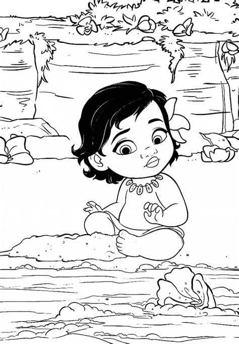 Desenhos De Moana Para Pintar E Colorir Como Fazer Em Casa