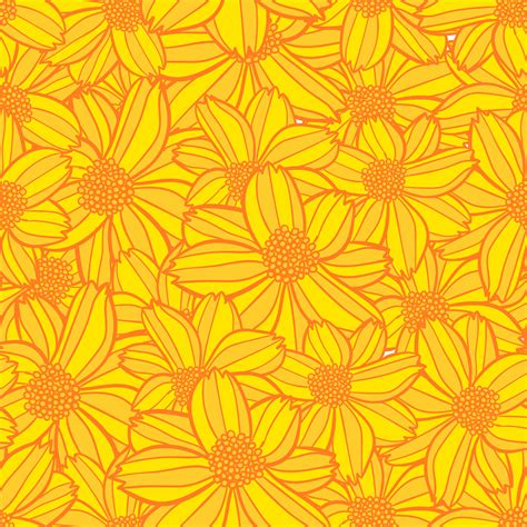 Flower Seamless Pattern Flower Background Texture Floral Seamless