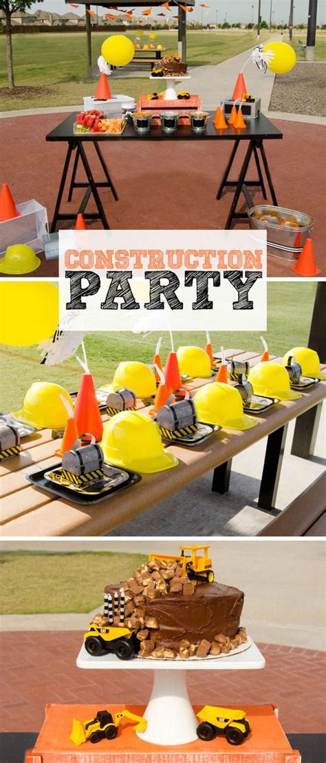 Diy Construction Party Ideas Construction Party Construction
