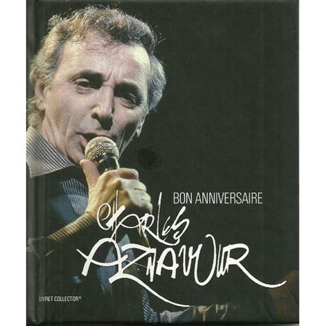 Bon Anniversaire Charles Aznavour Art Et Culture Rakuten