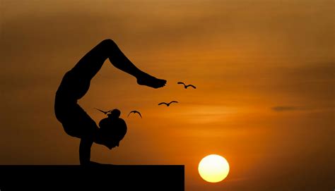 Free Images Yoga Balance Nature Handstand Roof Pose Beauty