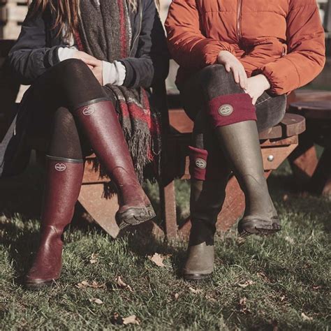 Le Chameau Fleece Boot Liners Cherry John Norris
