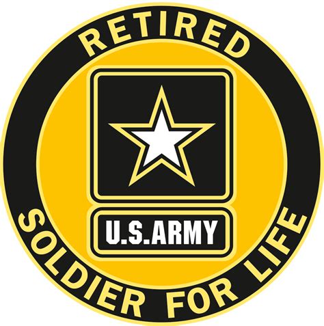 Us Army 2023 Soldier For Life Retired Decal Military Graphics