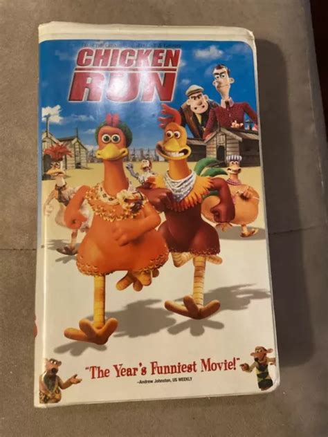 Chicken Run Vhs Movie Vintage Family Movie Drama Cartoon Comedy Eur Picclick Fr