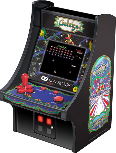My Arcade Micro Player Mini Arcade Machine Galaga Video Game Fully Playable Inch