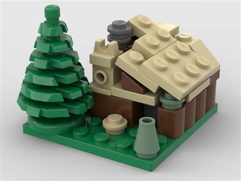 Lego Moc Woodmans Cabin By Innsbricks Rebrickable