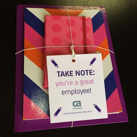 Take Note Youre A Great Employee Notebook Set Fun Easy And