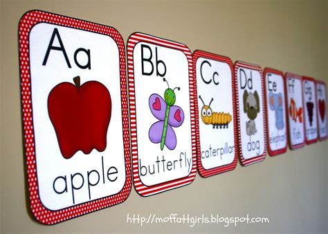 There are 10695 nursery abc wall art for sale on etsy, and they cost $15.71 on average. Cutesified alphabet cards | Alphabet cards, Alphabet wall cards, Alphabet activities preschool