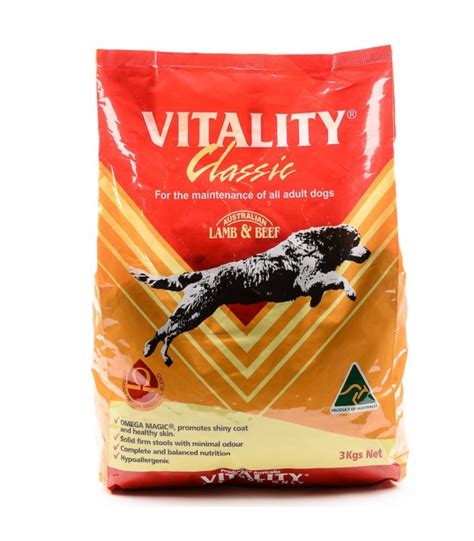 These products are mostly organic and they do not compromise any additives that may harm your pet's health. Vitality Classic Lamb & Beef Dog Dry Food - Pet Warehouse ...