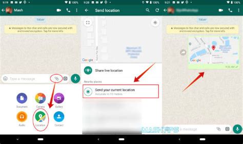 How To Share Live Location On Whatsapp Mashtips