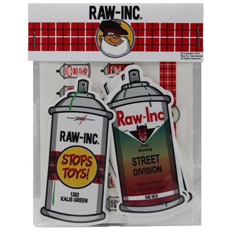 Raw Inc Spray Can Sticker Pack Media From Graff City Ltd Uk