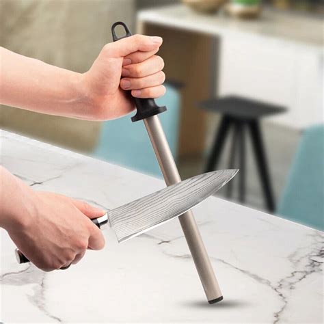 oval diamond steel knife sharpener 8 12 inch knife sharpening tool bar for knife ebay