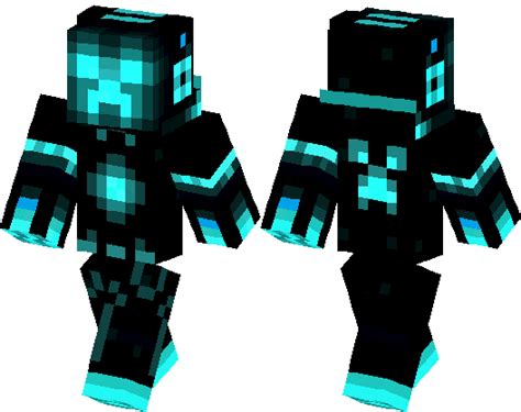 Blue Creeper Minecraft Skin Minecraft Hub