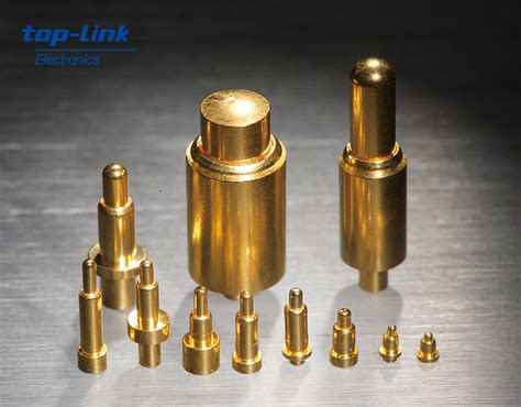 Pogo Pin Connector For Electronics Gold Platednickel Surface Rohs