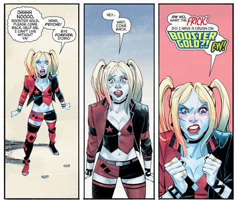 Harley Quinn Is Now Crushing On Dc Comics Biggest Loser Booster Gold