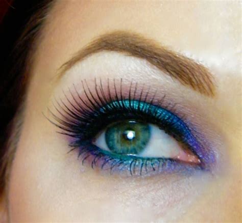 Purple And Turquoise Makeup Smokey Eye Night Makeup Professional