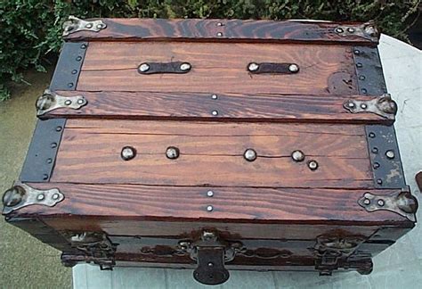 How To Restore Antique Trunks And Trunk Restoration Refurbished Trunks